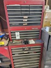 Craftsman stack tool box with misc hdwr