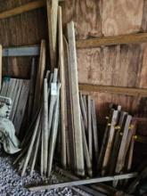 Lumber, wooden sticks