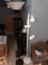 2 standing lamps