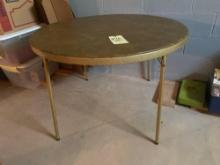 Round Folding Table