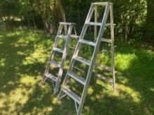 (2) Aluminum Ladders