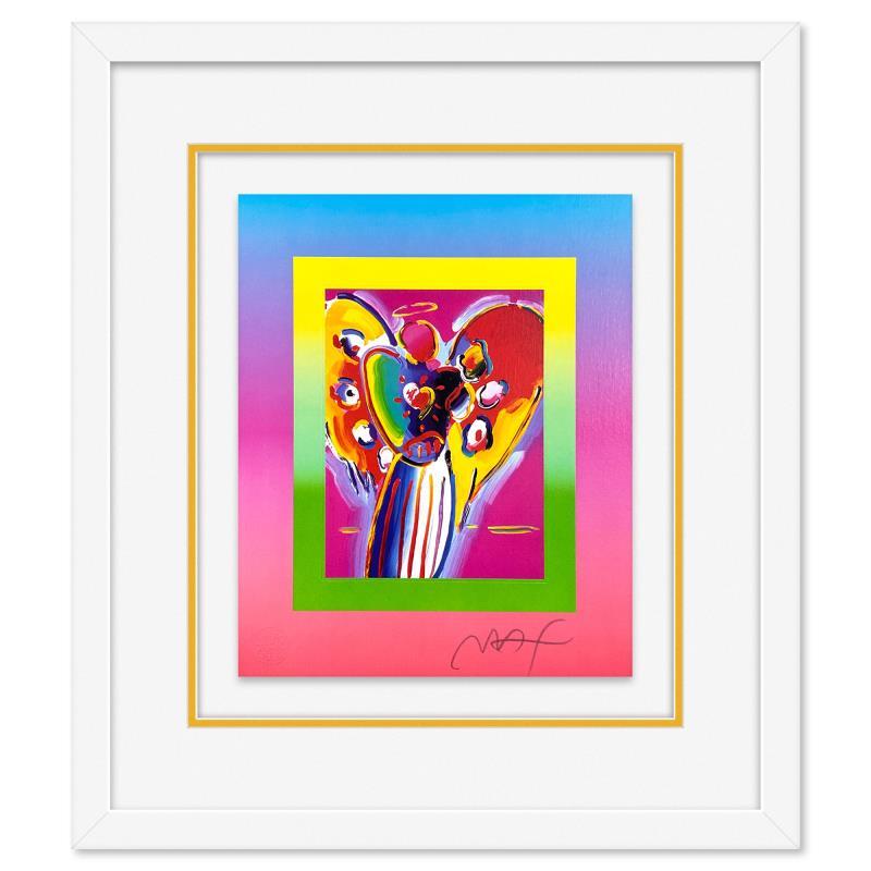 Angel with Heart on Blends by Peter Max