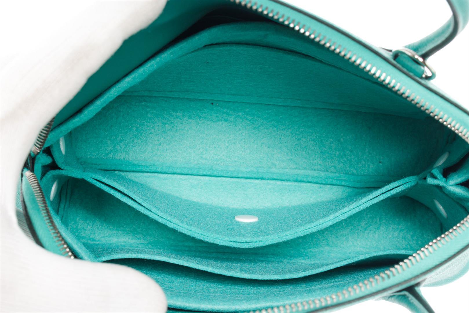 Hermes Emerald Green Epson Leather Bolide 27cm Shoulder Bag