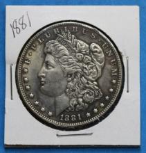 1881 Philadelphia Morgan Silver Dollar