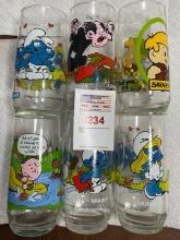 Collectible cartoon glasses