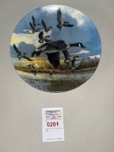 duck plate "THE LANDING" by Donald Pentz