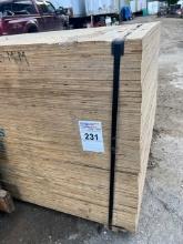 pallet of plywood cabinet grade 40 sheets of 7/8