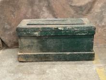 Late 19th Century Painted Tool Chest