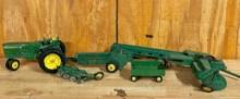 John Deere Tractor Toy Lot