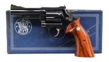 SMITH & WESSON 19-3 REVOLVER WITH MATCHING BOX.