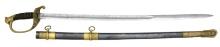 US M1850 FOOT OFFICER’S SWORD PERSONALIZED TO