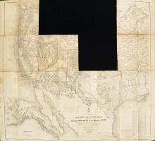 GENERAL CUSTER'S PERSONAL MILITARY MAP OF WESTERN