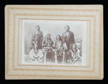 FINE PHOTOGRAPH OF "CHIEF WHITE EAGLE" & OTHER