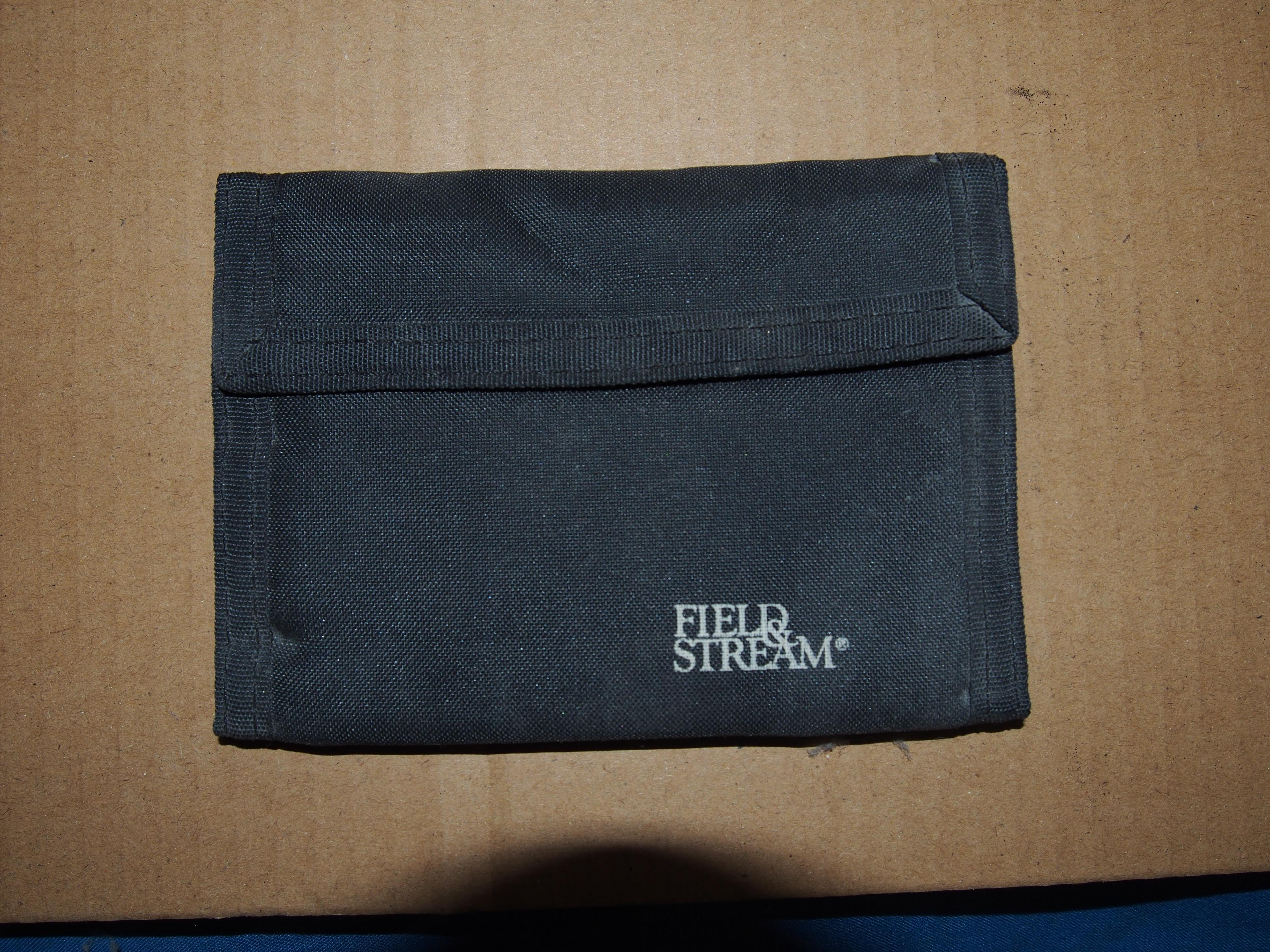Field and Stream tri-fold velcro wallet