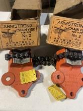 Armstrong Chain Vice For Pipe 1/4" To 4"
