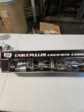 Cable Puller 2 Solid Gear - 3 Hook Design 4 Ton