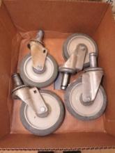 (4) Wire Rack Casters