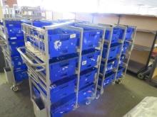 STOCK CART WITH 8 TOTES