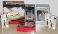 Mixed Crystal and Glass Pieces New in Boxes