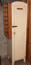 Cool Old White Door Cabinet with Original Hardware