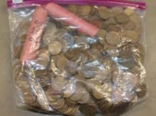 Bag of Unsearched US Pennies