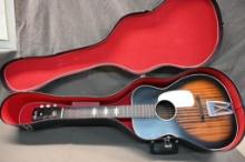 Vintage Stella Acoustic Guitar with Case