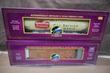Two MTH O Scale Train Cars