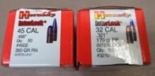 32 cal and 45 Cal Rifle Bullets for Reloading