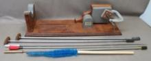Gunsmiths Bench and Cleaning Rods