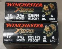 20 Cartridges Winchester Supreme Elite 12 Gauge Shotgun Shells