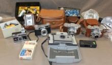Great Collection of Mixed Vintage Cameras and Components