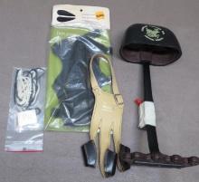 Archery Finger Gloves and Bow Quiver