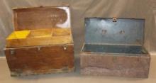 Older Wood and Metal Toolboxes