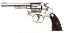 Smith & Wesson Model 1905 38 Hand Ejector Revolver with Light Geometric Engraving