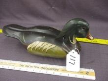 Drake Wood Duck Decoy Signed PA