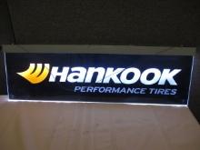 Poly Lighted Hancook Tires Sign