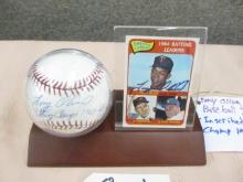 Tony Oliva Signed Baseball & Card