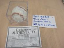 Rod Carew Signed Hall of Fame Baseball