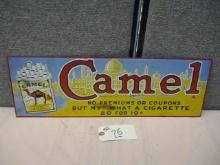 Aluminum Camel Cigarette Sign