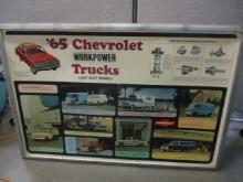'65 Chevrolet Dealers Framed Poster
