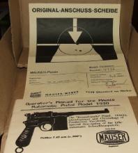 Manual Mauser Automatic Pistol Model 1930