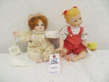Maddie Doll From Petting Zoo collection and a Dollmakers original "Betty"