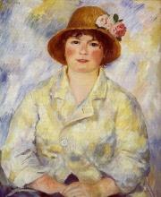 Renoir - Portrait Of Aline Charigot (Madame Renoir)
