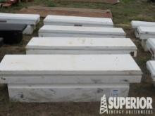 (16-41) (4) WEATHER GUARD Pickup Toolboxes. Locate
