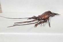 Japanese Meiji-Era Jizai Okimono Copper Articulated Crayfish