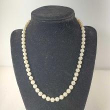 Fine 14K 16" Cultured Pearl Necklace