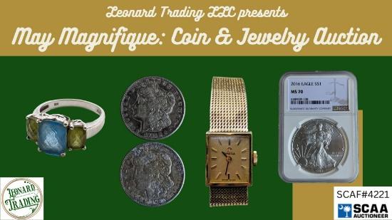 May Magnifique: Coin & Jewelry Auction