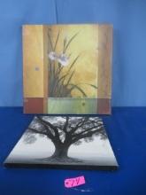 2 CANVAS PAINTINGS