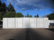 2024 40' HIGH CUBE SHIPPING CONTAINER W/ (2) SIDE DOORS