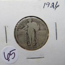 1926- Standing Liberty Silver Quarter